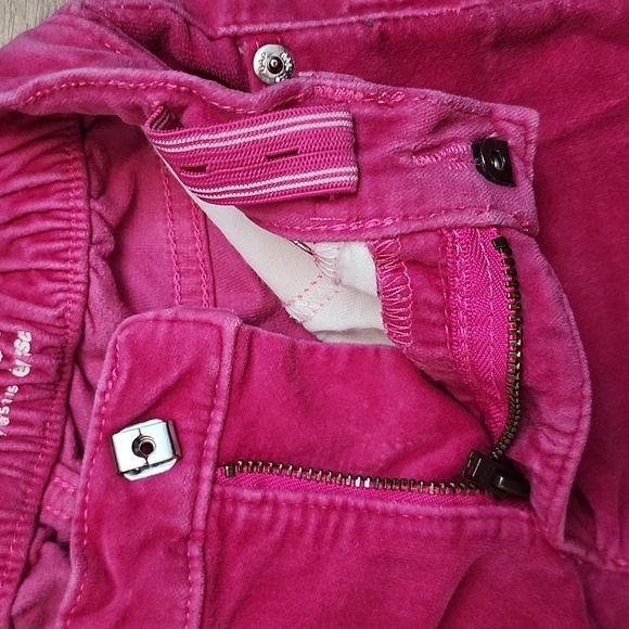 GAP Kids Pink Velour Pants, Flare Bottom - Picture 5 of 8